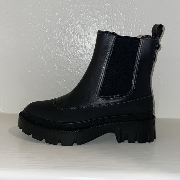 COACH Jayla Leather Black Bootie Size 8B, NWOT - Picture 4 of 10